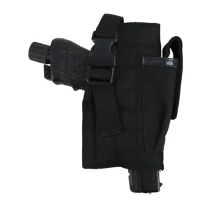 Molle Gun Holster with Mag Pouch – Black
