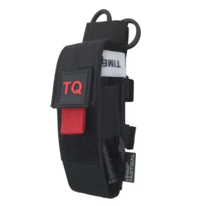 Kombat Tourniquet Pouch with Small Scissors Black