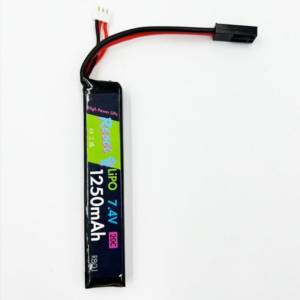 Rebel Battery 1250mAh Lipo 7.4V 20C Stick