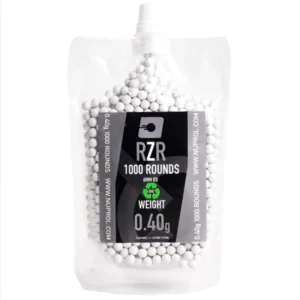 RZR Bio Airsoft BBs (1000R) 0.40g