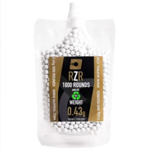 RZR Bio Airsoft BBs (1000R) 0.43g