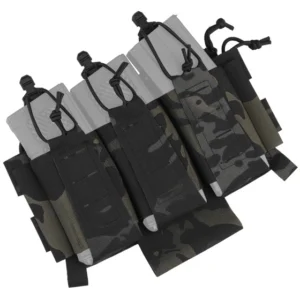 PMC Triple Open M4 Magazine Panel V2 (Black Camo)