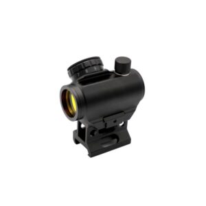 Rebel Precision Red Dot Sight with 1-Inch Riser Mount – Black (Battery Included)